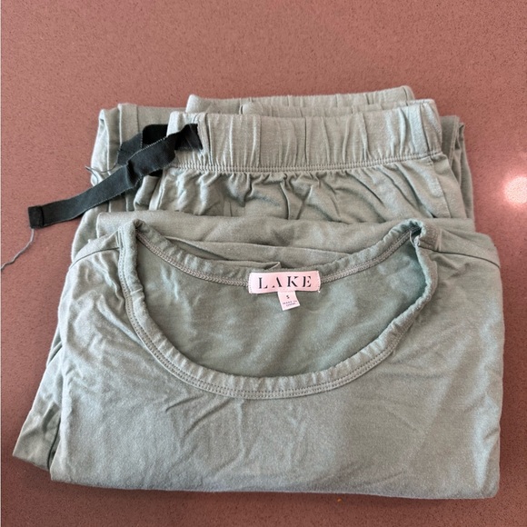 Lake Pajamas Granite Green DreamModal Set S - Picture 2 of 3